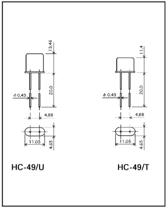 hc-49/u,hc-49/t